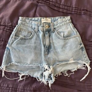 Cotton On Size 2 Denim Distressed Jean Shorts